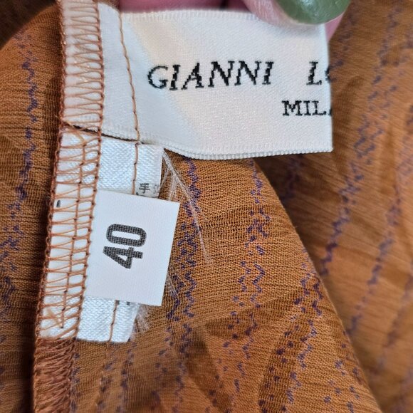 Gianni Lo Giadice Milano Sz 40 Long Sleeve Textured Jacket Button Closure HS163 - Picture 5 of 13